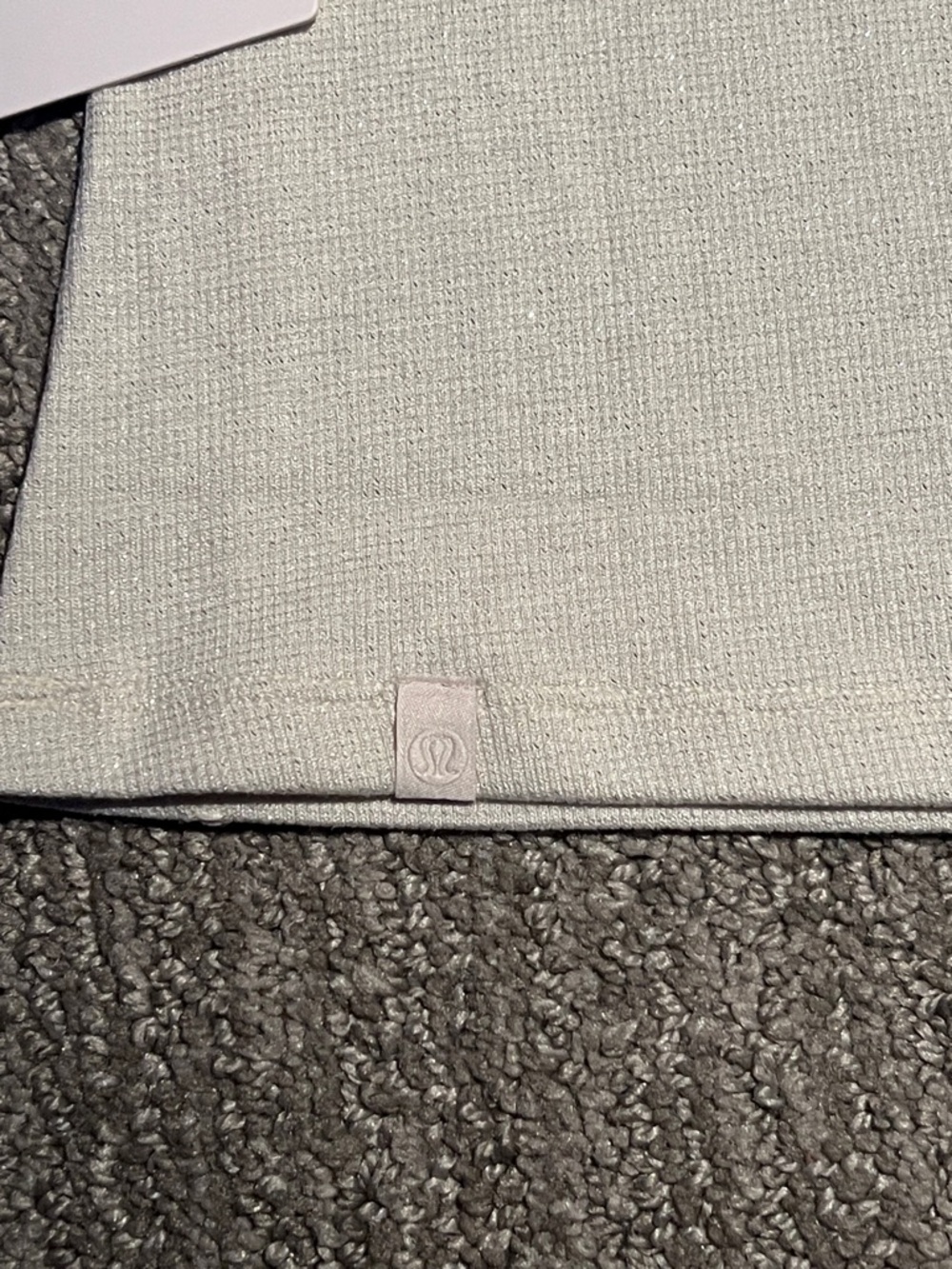lululemon athletica Light Cream Ribbed Racerback Tank - Picture 5 of 5